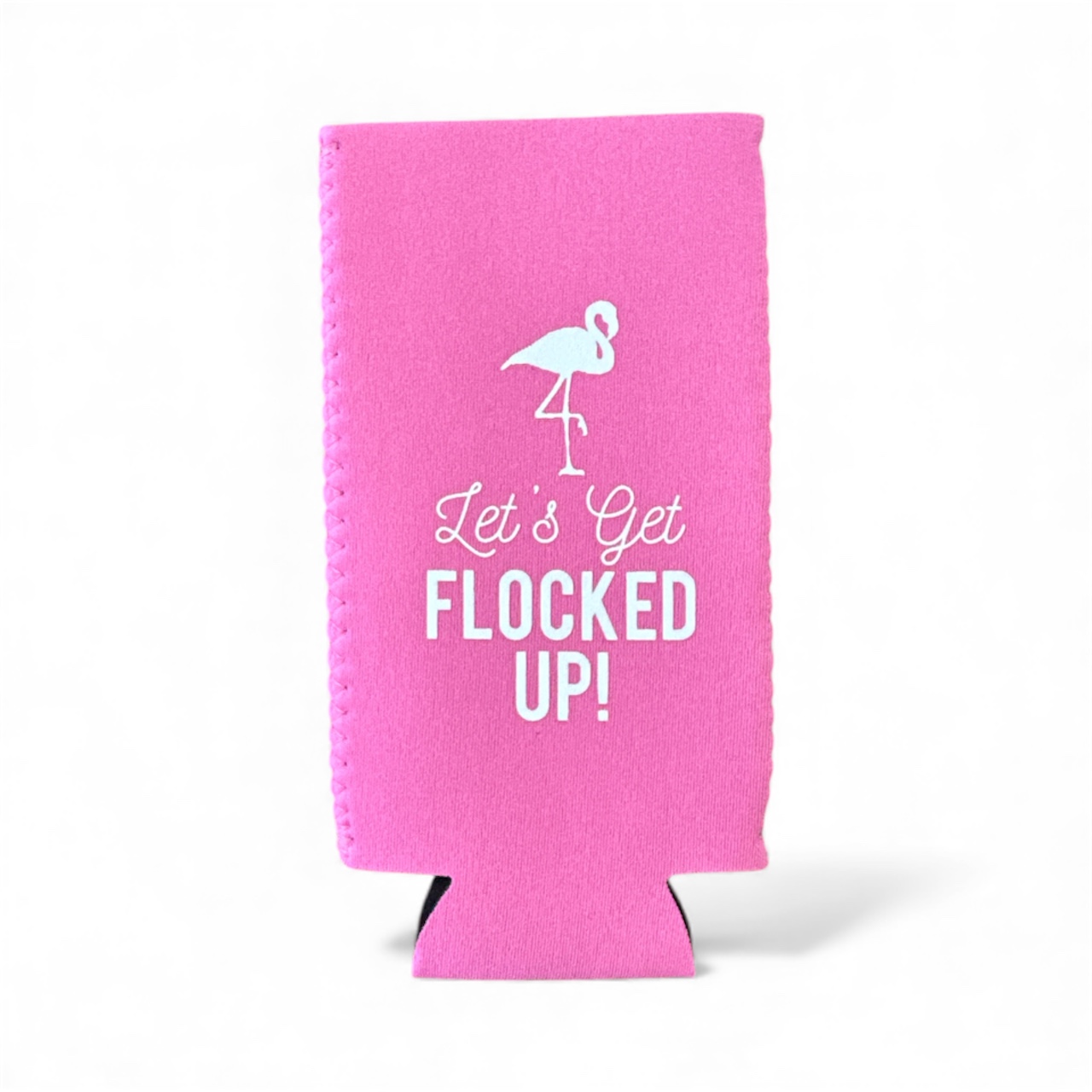 Flamingo Slim Koozie