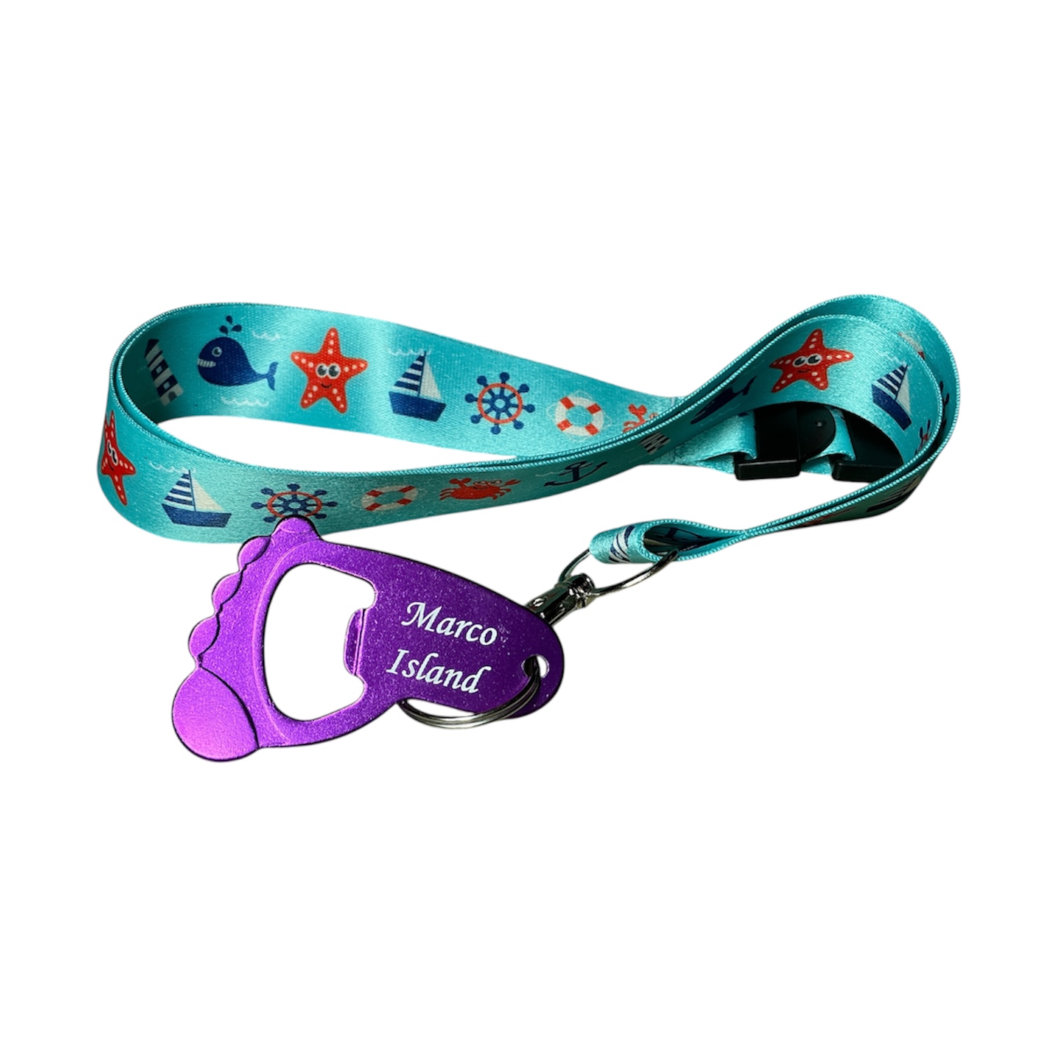 Footprint Beer Key Chain Opener